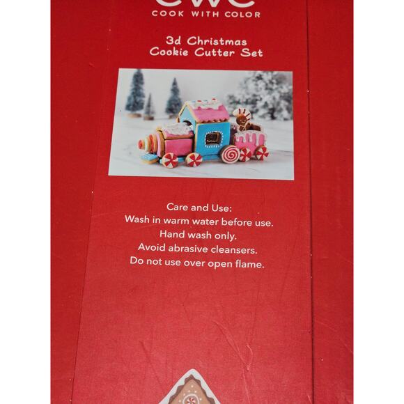 Cook With Color 3D Christmas Cookie Cutter Set - Picture 5 of 8